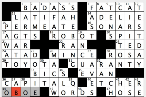 latches onto nyt crossword clue